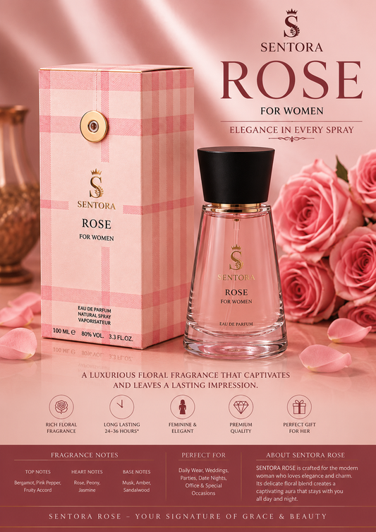 SENTORA Rose Perfume for Women 100ml