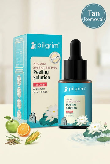 Pilgrim 25% AHA, 2% BHA, 5% PHA Peeling Solution for men and women
